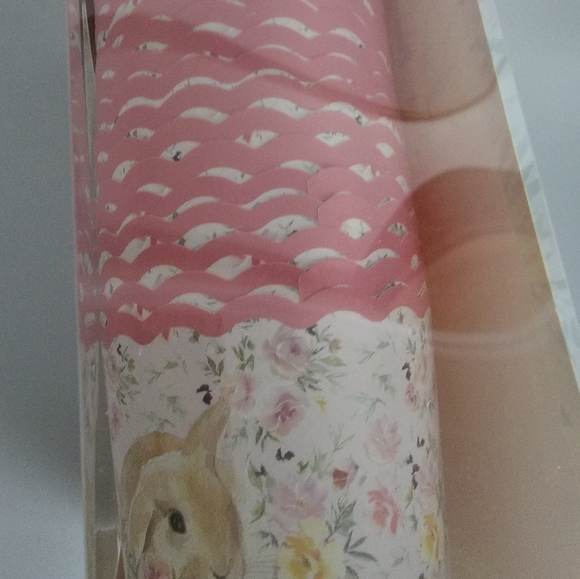 50 PC Cupcakes Baking & Snack Cups Pink Floral  Spring Easter Rabbit - Picture 6 of 9
